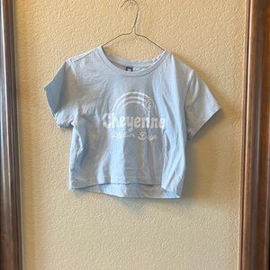 Cheyenne Kids Light Blue Short Sleeve Tee